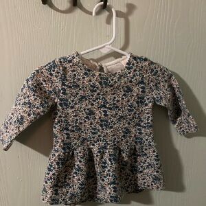 Floral Long Sleeve infant 3-6 months